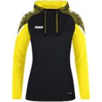 JAKO Sweater met kap Performance zwart/zachtgeel Artikelnummer: 6722