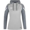 JAKO Sweater met kap Performance zachtgrijs/steengrijs Artikelnummer: 6722