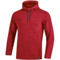 JAKO Sweater met kap Premium Basics Rood gemeleerd Artikelnummer: 6729