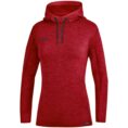 JAKO Sweater met kap Premium Basics Rood gemeleerd Artikelnummer: 6729