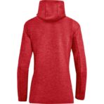 JAKO Sweater met kap Premium Basics Rood gemeleerd Artikelnummer: 6729