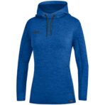JAKO Sweater met kap Premium Basics Royal gemeleerd Artikelnummer: 6729