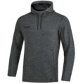 JAKO Sweater met kap Premium Basics Antraciet gemeleerd Artikelnummer: 6729