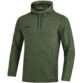 JAKO Sweater met kap Premium Basics Kaki gemeleerd Artikelnummer: 6729