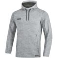 JAKO Sweater met kap Premium Basics Lichtgrijs gemeleerd Artikelnummer: 6729