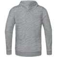 JAKO Sweater met kap Base Lichtgrijs gemeleerd Artikelnummer: 6765