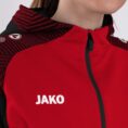 JAKO Jas met kap Performance zwart/rood Artikelnummer: 6822