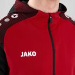 JAKO Jas met kap Performance zwart/rood Artikelnummer: 6822