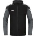 JAKO Jas met kap Performance zwart/antra light Artikelnummer: 6822