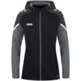 JAKO Jas met kap Performance zwart/antra light Artikelnummer: 6822