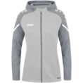 JAKO Jas met kap Performance zachtgrijs/steengrijs Artikelnummer: 6822