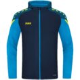 JAKO Jas met kap Performance marine/JAKO blauw Artikelnummer: 6822