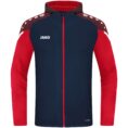JAKO Jas met kap Performance marine/rood Artikelnummer: 6822