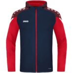 JAKO Jas met kap Performance marine/rood Artikelnummer: 6822