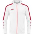 JAKO Jas met kap Power Wit Rood Artikelnummer: 6823
