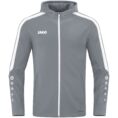 JAKO Jas met kap Power Steengrijs Wit Artikelnummer: 6823