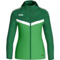 JAKO Jas met kap Iconic zachtgroen/sportgroen Artikelnummer: 6824