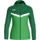 JAKO Jas met kap Iconic zachtgroen/sportgroen Artikelnummer: 6824