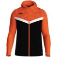JAKO Jas met kap Iconic zwart/fluo oranje Artikelnummer: 6824