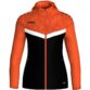 JAKO Jas met kap Iconic zwart/fluo oranje Artikelnummer: 6824