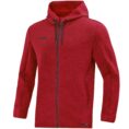 JAKO Jas met kap Premium Basics Rood gemeleerd Artikelnummer: 6829