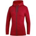 JAKO Jas met kap Premium Basics Rood gemeleerd Artikelnummer: 6829