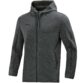 JAKO Jas met kap Premium Basics Antraciet gemeleerd Artikelnummer: 6829