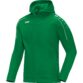 JAKO Jas met kap Classico Sportgroen Artikelnummer: 6850