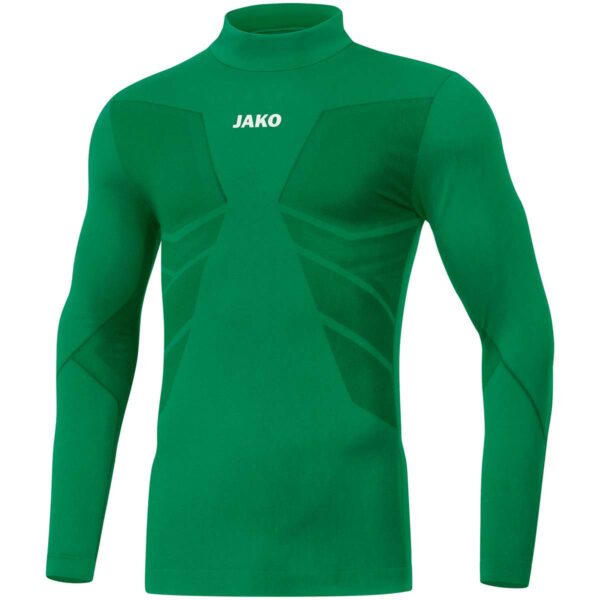 JAKO Turtleneck Comfort 2.0 Sportgroen Artikelnummer: 6955