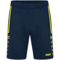 JAKO Trainingsshort Allround marine/fluogeel Artikelnummer: 8589