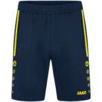 JAKO Trainingsshort Allround marine/fluogeel Artikelnummer: 8589