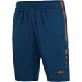 JAKO Trainingsshort Active navy/flame Artikelnummer: 8595