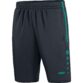 JAKO Trainingsshort Active antraciet/turkoois Artikelnummer: 8595