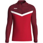 JAKO Ziptop Iconic rood/wijnrood Artikelnummer: 8624