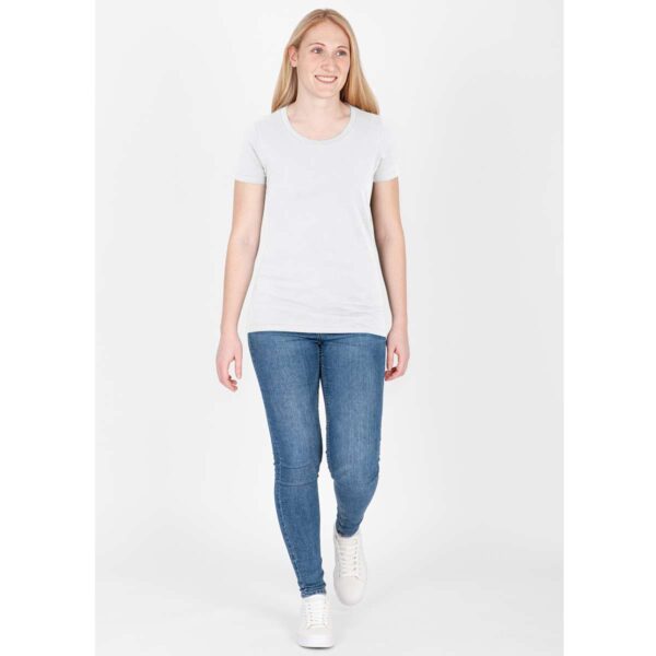 C6121_000_D_M03 JAKO T-shirt Organic Stretch Wit Artikelnummer: C6121