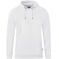 JAKO Sweater met kap Organic Wit Artikelnummer: C6720