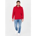 JAKO Sweater met kap Organic Rood Artikelnummer: C6720