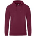JAKO Sweater met kap Organic Kastanje Artikelnummer: C6720