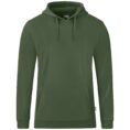 JAKO Sweater met kap Organic Olijf Artikelnummer: C6720
