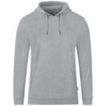 JAKO Sweater met kap Organic lichtgrijs gemeleerd Artikelnummer: C6720