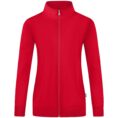 JAKO Sweaterjas Doubletex Rood Artikelnummer: C9830