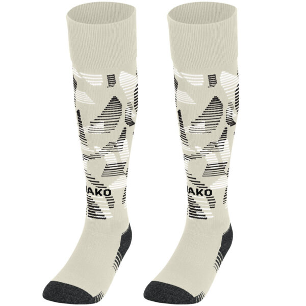 JAKO Kousen Sonic - 3826 - off white/zwart/wit - JAKO Teamshop 89 Drechtsteden - Allroundsport.nl
