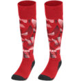 JAKO Kousen Sonic - 3826 - off rood/zwart/wit, - JAKO Teamshop 89 Drechtsteden - Allroundsport.nl