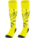 JAKO Kousen Sonic 3826 – 321 fluogeel/zwart/wit, comfortabel, duurzaam en perfect voor voetbal en training
