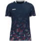 JAKO Shirt Sonic KM - 4226 - off marine/rood/wit - JAKO Teamshop 89 Drechtsteden - Allroundsport.nl