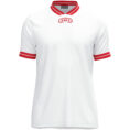 JAKO Shirt Retro KM - 4247 - Wit/Rood - JAKO Teamshop 89 Drechtsteden - Allroundsport.nl