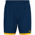 JAKO Short One - 4420 - navy/geel - JAKO Teamshop 89 Drechtsteden - Allroundsport.nl