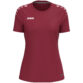 JAKO T-Shirt One Dames - 6100D - Bordeaux - JAKO Teamshop 89 Drechtsteden - Allroundsport.nl