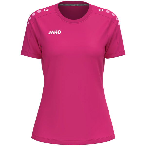 6101D_170 JAKO T-Shirt One Cotton Dames - 6101D - Deep Pink - JAKO Teamline One