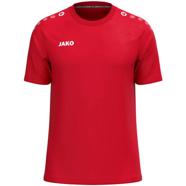 6101_100 JAKO T-Shirt One Cotton - 6101 - Rood - JAKO Teamshop 89 Drechtsteden - Allroundsport.nl